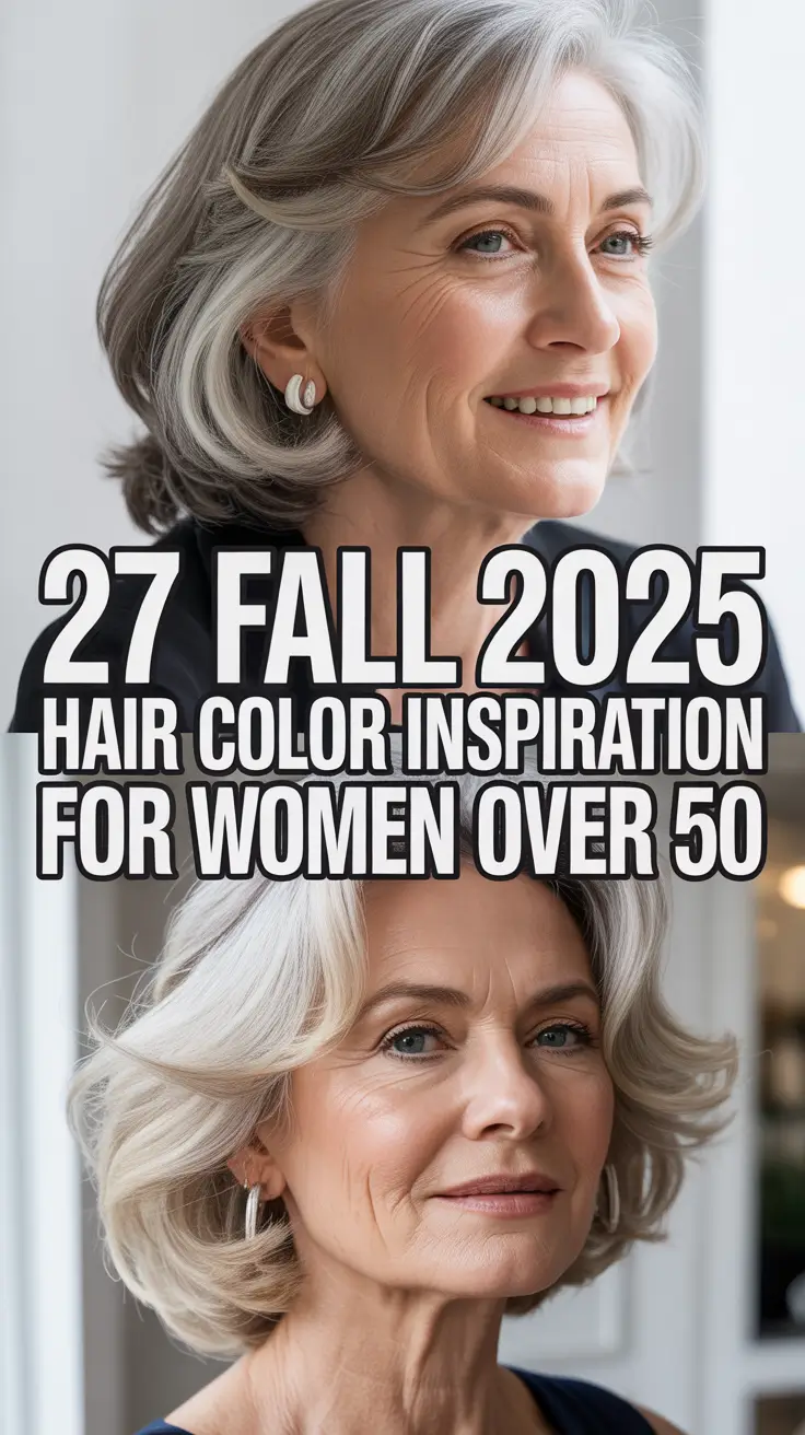 Fall 2025 Hair Color Inspiration for Women Over 50: Trending Blonde, Brunette, and Gray Shades to Try Now