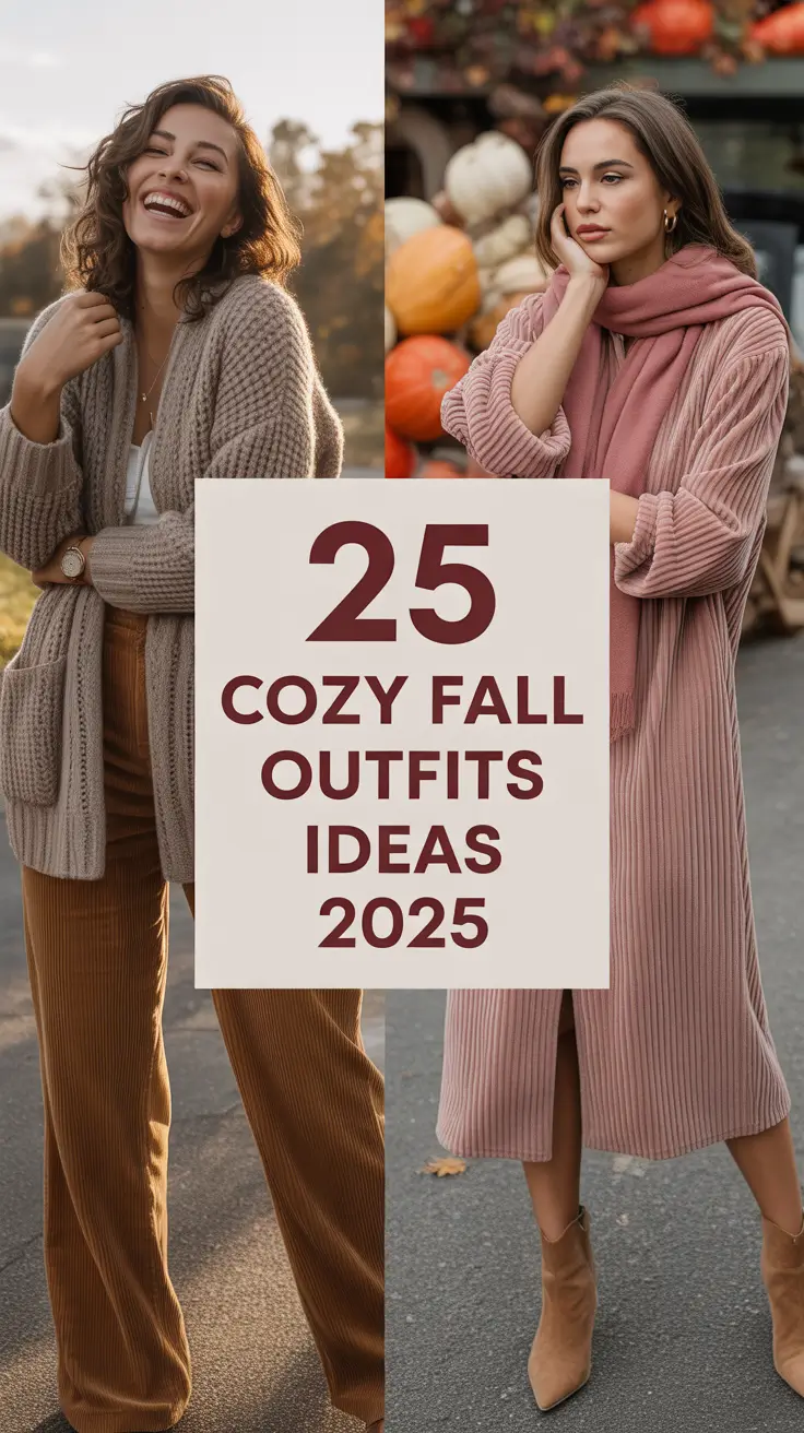 Cozy Fall Outfits Ideas 2025 That Aesthetic Women Will Love