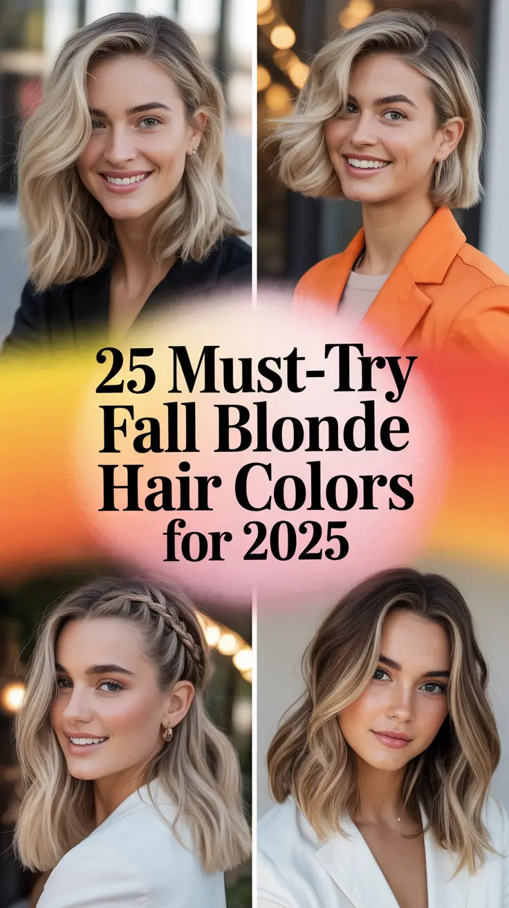 Must-Try Fall Blonde Hair Colors for 2025 That Are So Fun, You'll Want to Book Now