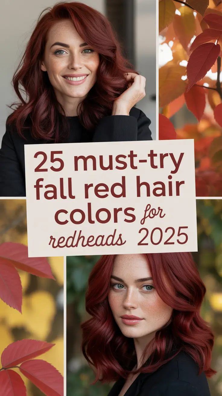 Must-Try Fall Red Hair Colors for Redheads 2025: Fresh Ideas, Highlights & Autumn Glow