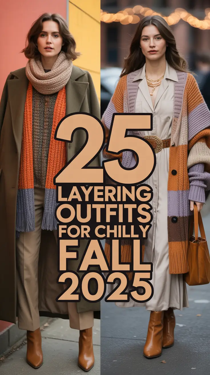 Layering Outfits for Chilly Fall 2025: Casual-Chic Street Style Ideas Women Love