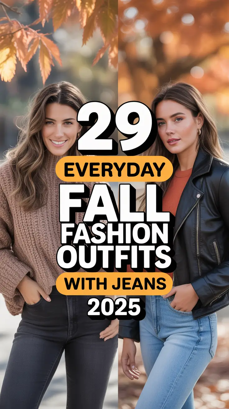 Everyday Fall Fashion Outfits with Jeans 2025: Comfy & Chic Looks for Women of Every Style