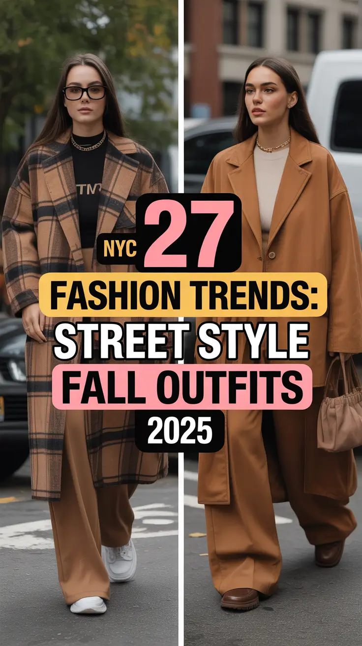 NYC Fashion Trends: Street Style Fall Outfits 2025 for Women Who Want Cute, Comfy & Confident Looks