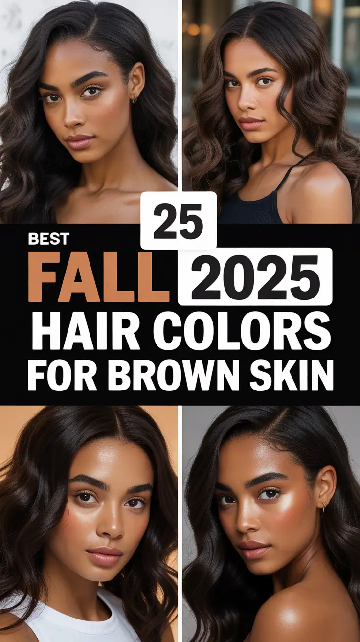 Best Fall 2025 Hair Colors for Brown Skin That Look Stunning in Chocolate Brown and Beyond