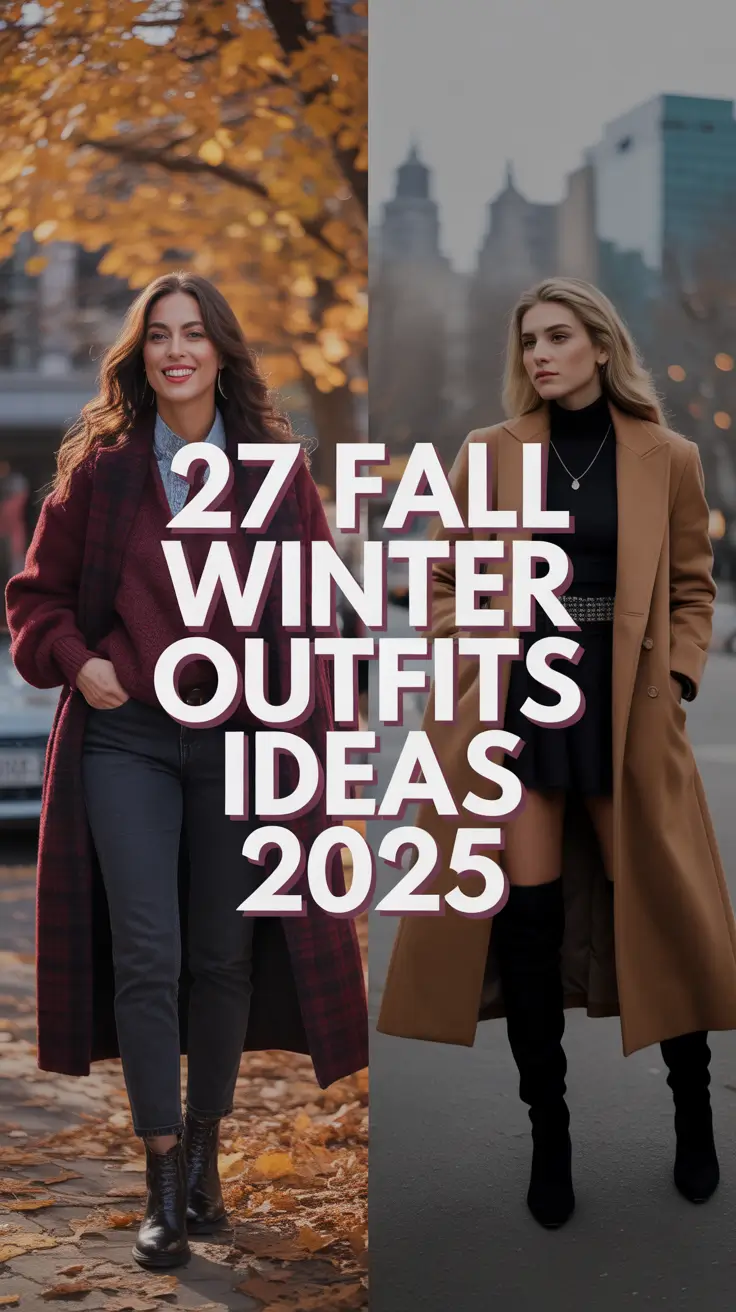 Fall Winter Outfits Ideas 2025: Chic, Cozy, and Confident Looks to Inspire Every Woman