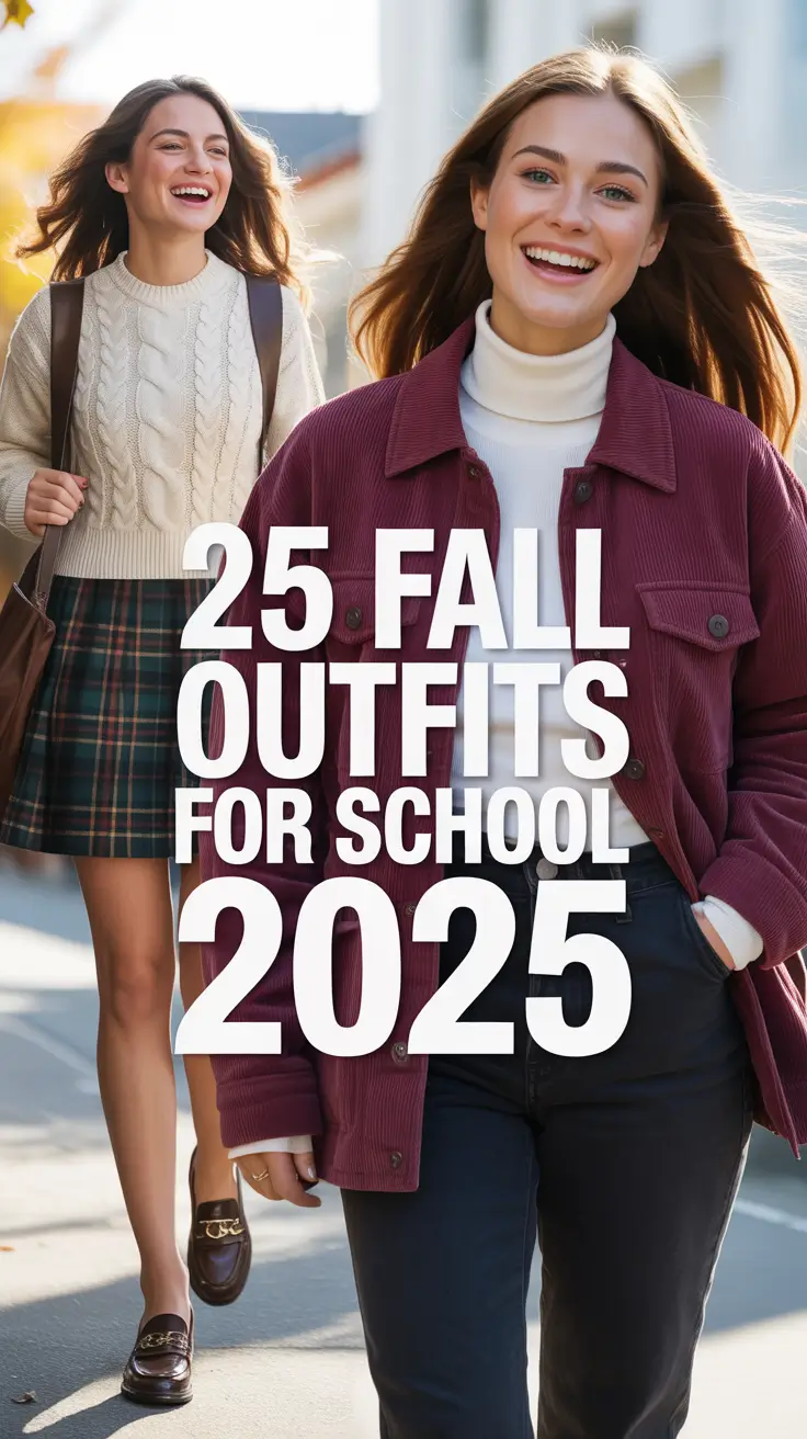 Fall Outfits for School 2025: Cute & Comfy Looks Every Teen Will Love