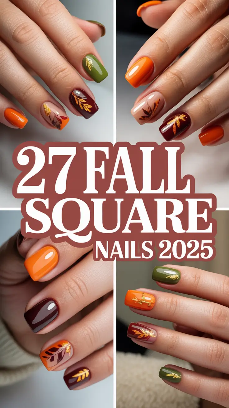 Fall Square Nails 2025: Chic Autumn Designs for Every Length and Mood