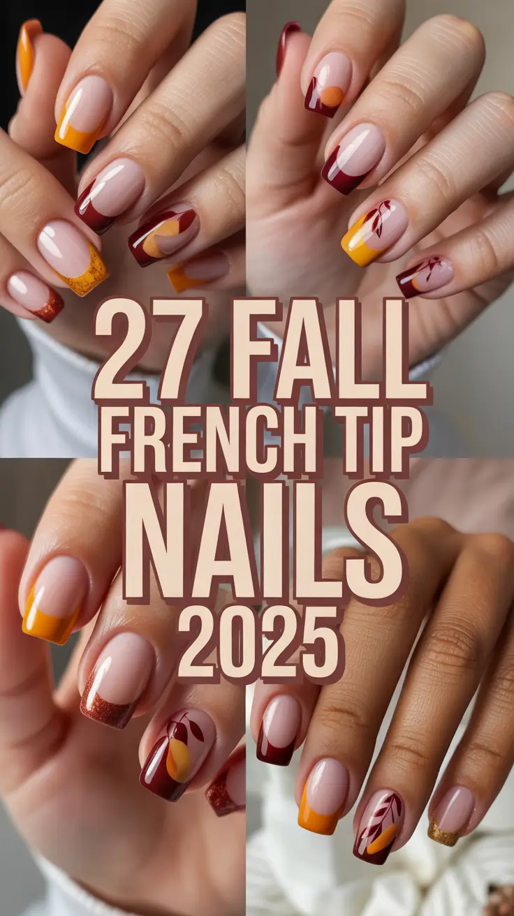 Fall French Tip Nails 2025: Fresh Designs, Colors & Inspo to Try This Season