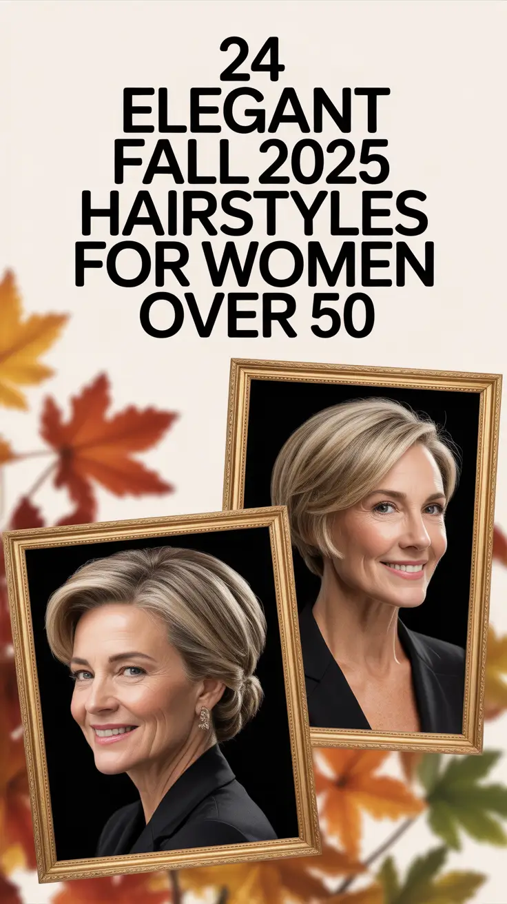 Elegant Fall 2025 Hairstyles for Women Over 50 That Make You Look Younger