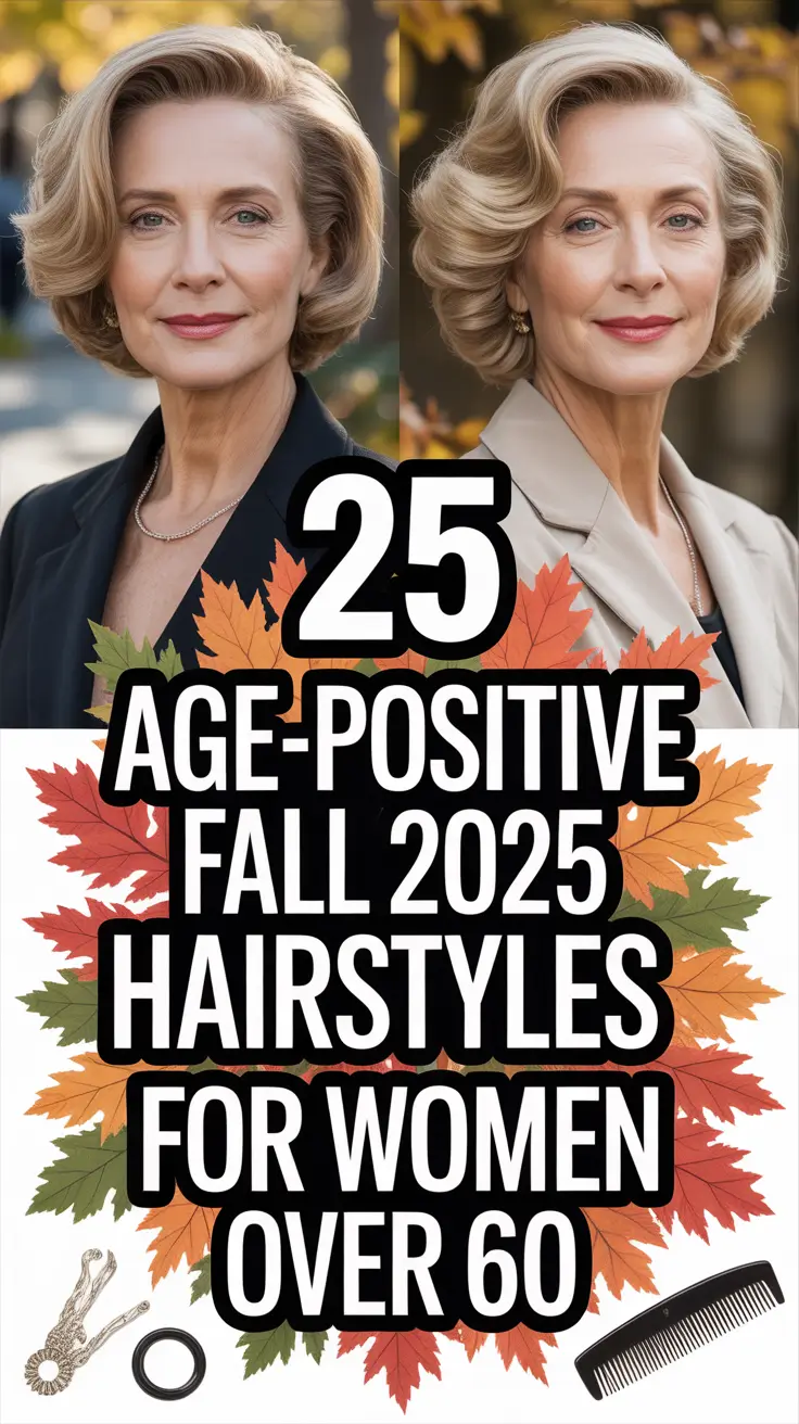 Age-Positive Fall 2025 Hairstyles for Women Over 60 That Celebrate Confidence & Style