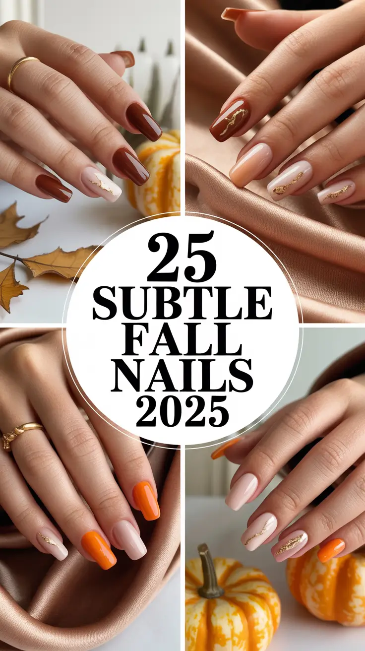 Subtle Fall Nails 2025: Cozy, Chic & Minimal Nail Ideas for the Season