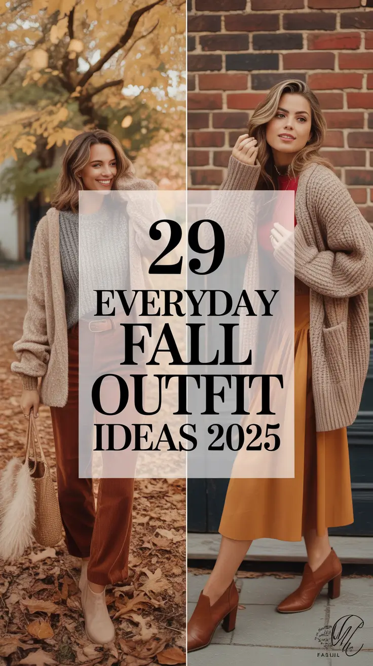Everyday Fall Outfits Ideas 2025: Chic, Comfy Looks for Every Woman