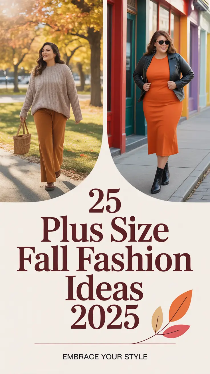 Plus Size Fall Fashion Ideas 2025 for Every Body, Mood & Moment