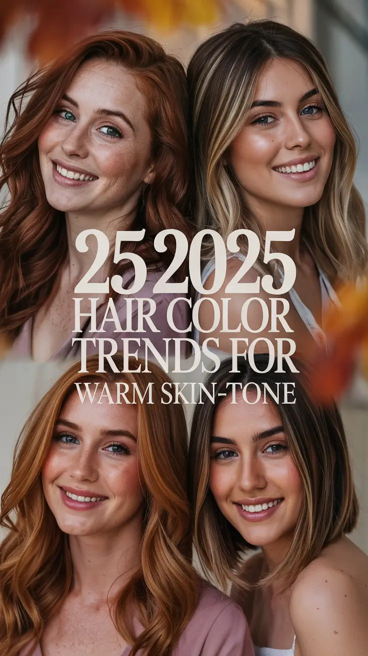 2025 Fall Hair Color Trends for Warm Skin-Tone: Gorgeous Ideas to Try This Season