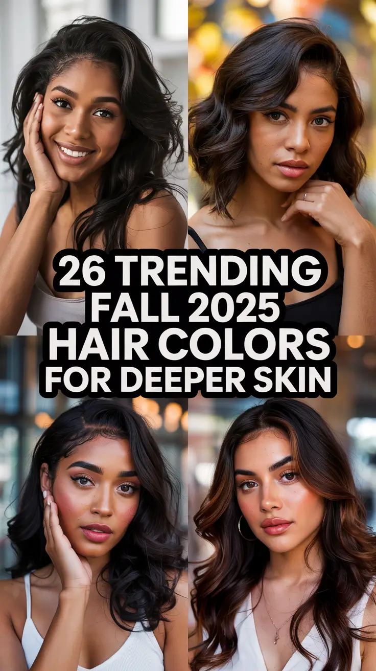 Trending Fall 2025 Hair Colors for Deeper Skin That Will Light Up Your Tone
