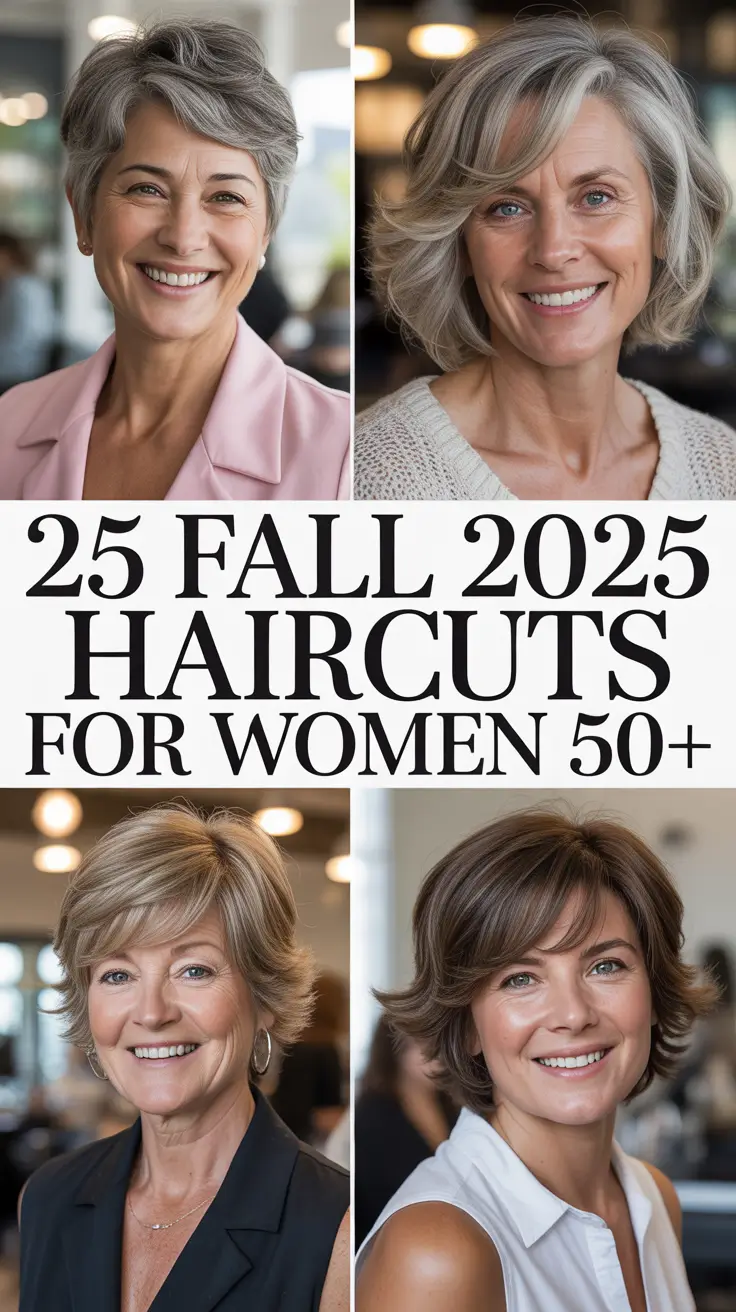 Fall 2025 Haircuts for Women 50+: Stylish, Low Maintenance & Timeless Trends