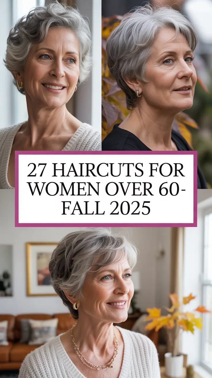 Chic & Confident: Haircuts for Women Over 60 – Fall 2025 Style Guide