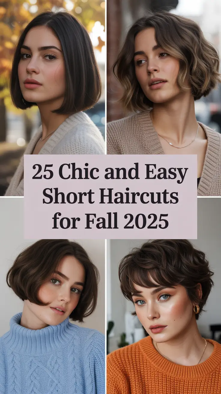 Chic and Easy Short Haircuts for Fall 2025 That Women Are Loving Right Now