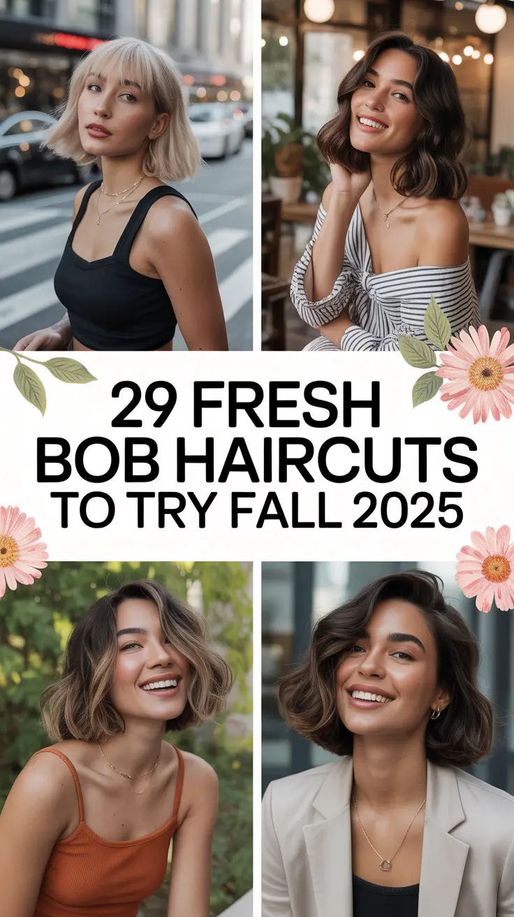 Fresh Bob Haircuts to Try Fall 2025: Cute, Short & Stacked Styles for Every Vibe