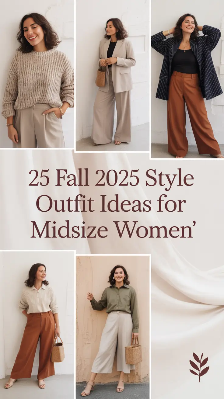 Fall 2025 Style Outfit Ideas for Midsize Women That Are Chic, Comfy, and Unforgettable