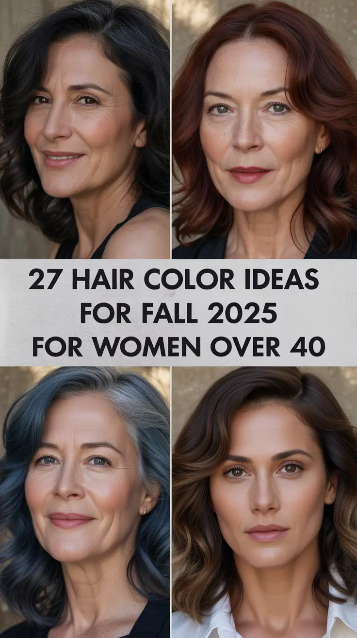 Hair Color Ideas for Fall 2025 for Women Over 40: Seasonal Trends You’ll Actually Want to Try