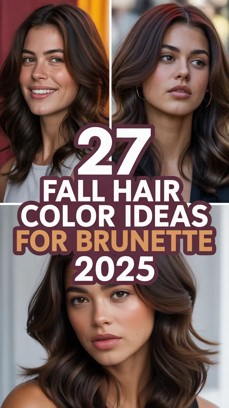 Fall Hair Color Ideas for Brunette 2025 That Bring Dimension, Depth & Style