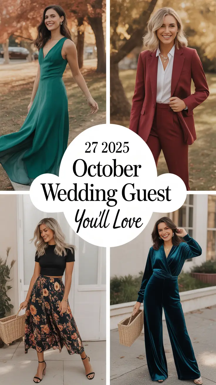2025 October Wedding Guest Looks You’ll Love: Timeless & Trendy Outfit Ideas for Every Style