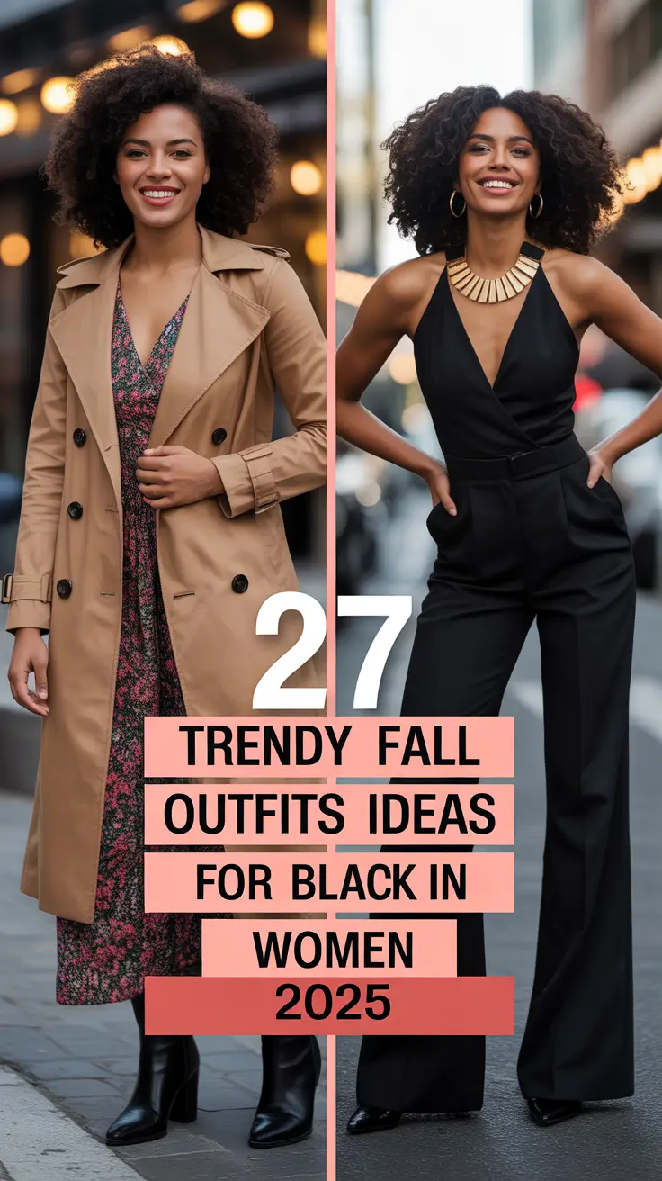 Trendy Fall Outfits Ideas for Black Women in 2025 That Are Cute, Classy, and Effortlessly Stylish