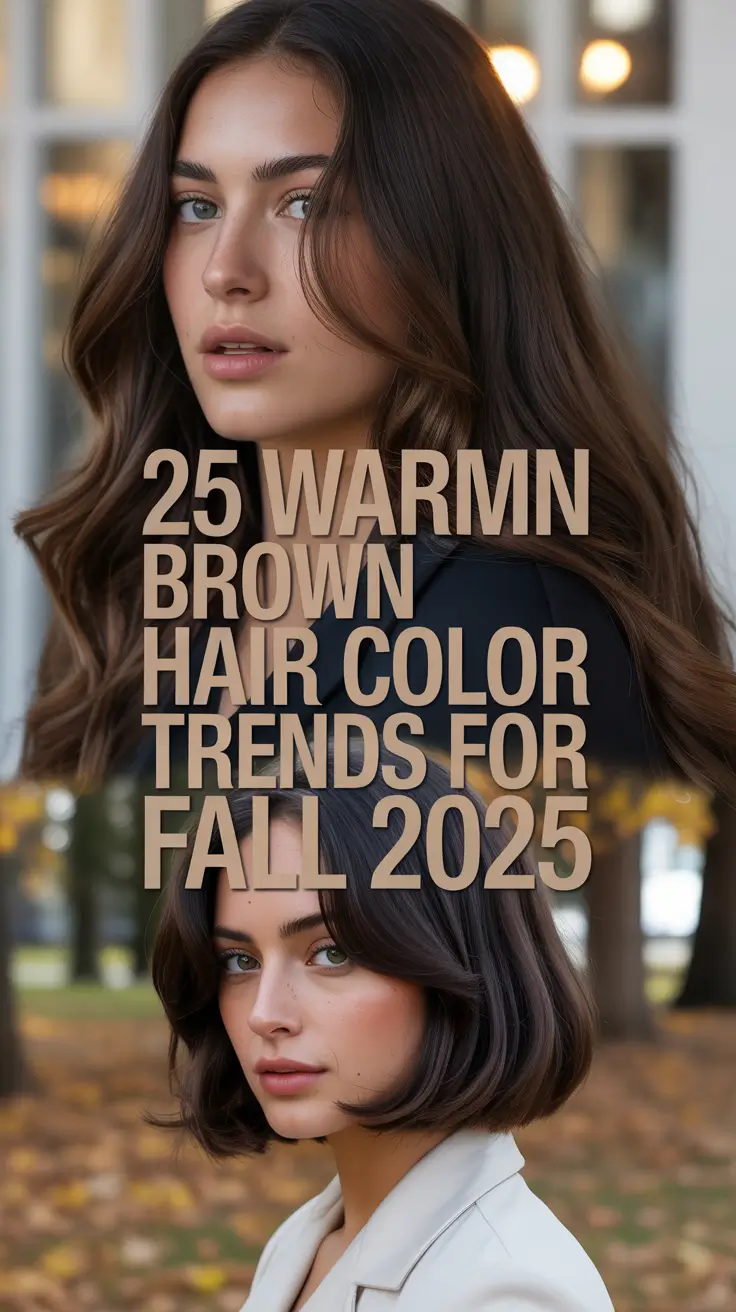 Warm Brown Hair Color Trends for Fall 2025 That Brunettes Will Love