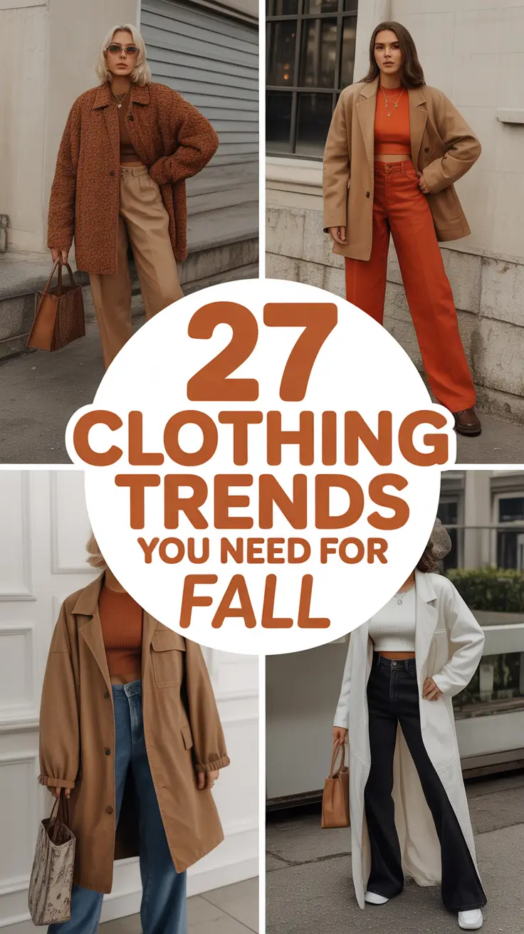 Clothing Trends You Need for Fall 2025: Must-Have Outfits for Every Autumn Mood