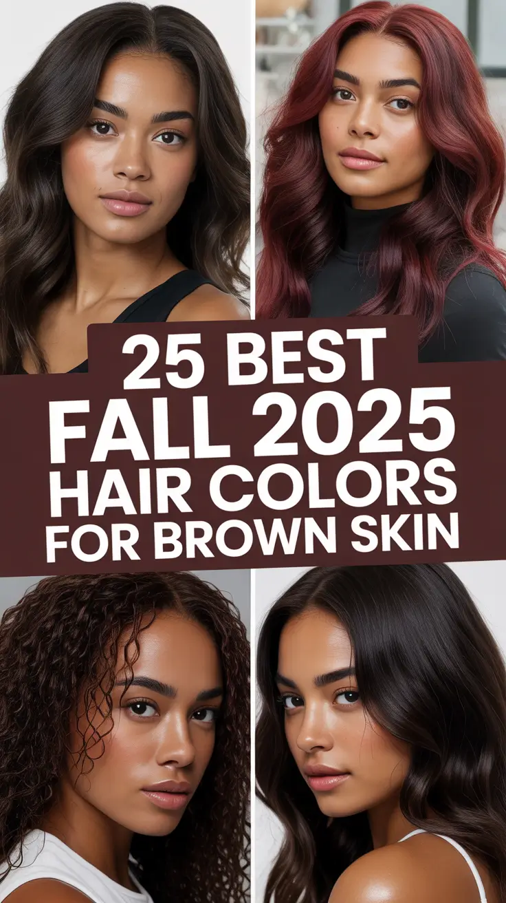 Best Fall 2025 Hair Colors for Brown Skin That Look Stunning in Chocolate Brown and Beyond
