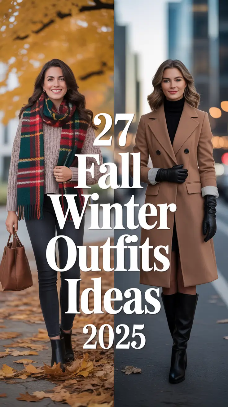 Fall Winter Outfits Ideas 2025: Chic, Cozy, and Confident Looks to Inspire Every Woman
