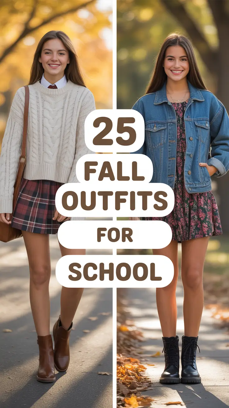 Fall Outfits for School 2025: Cute & Comfy Looks Every Teen Will Love