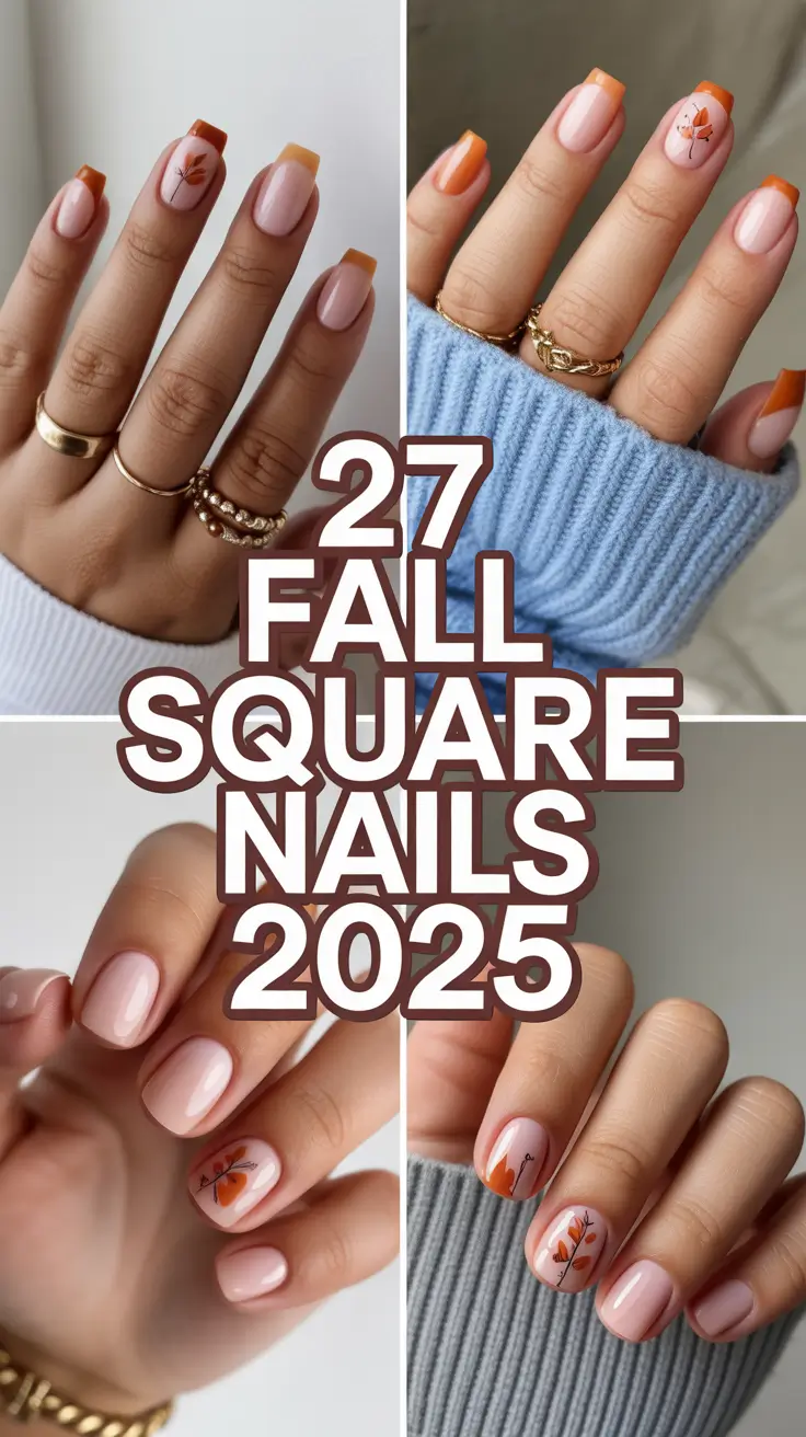Fall Square Nails 2025: Chic Autumn Designs for Every Length and Mood