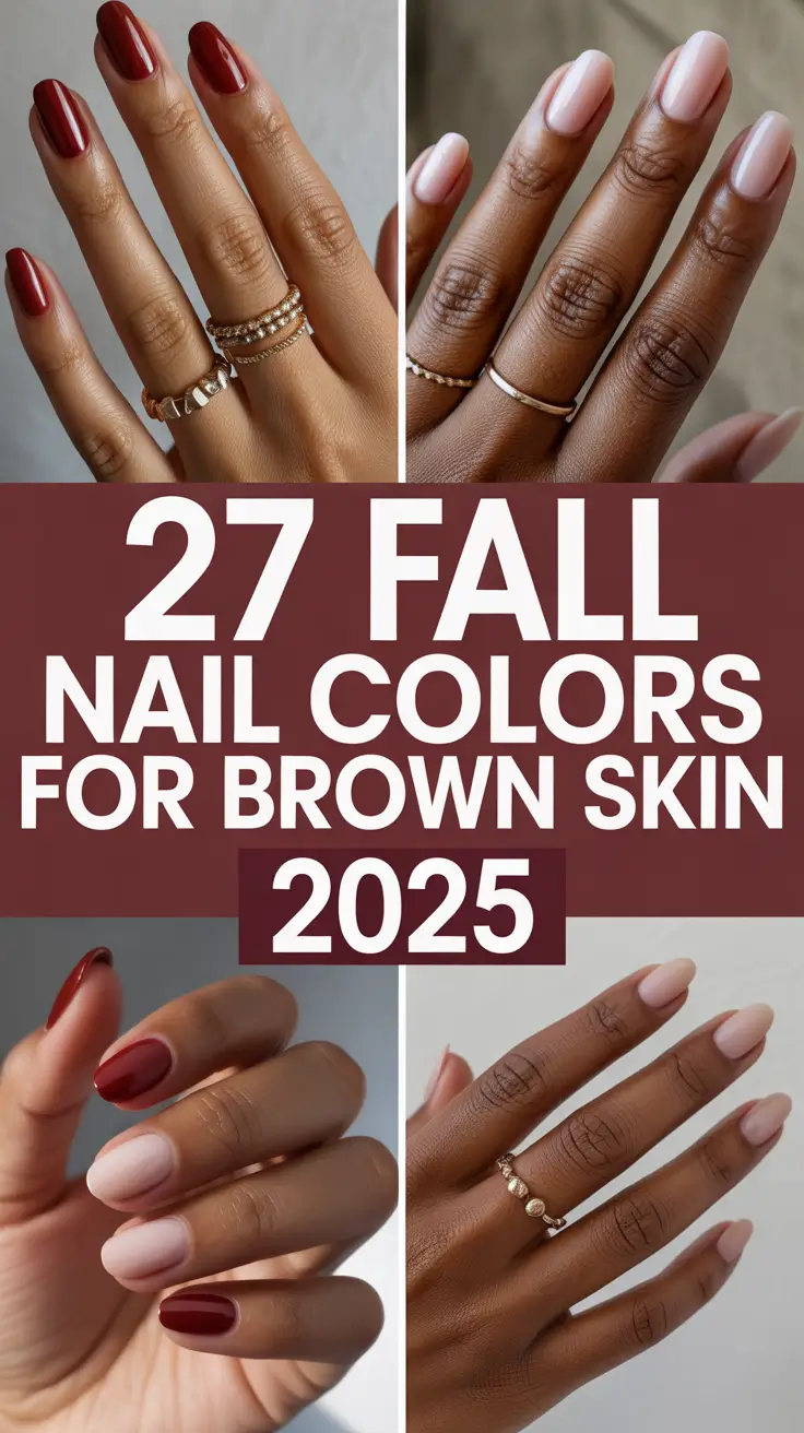 Fall Nail Colors for Brown Skin 2025: Elegant, Natural & Bold Looks for Every Tone