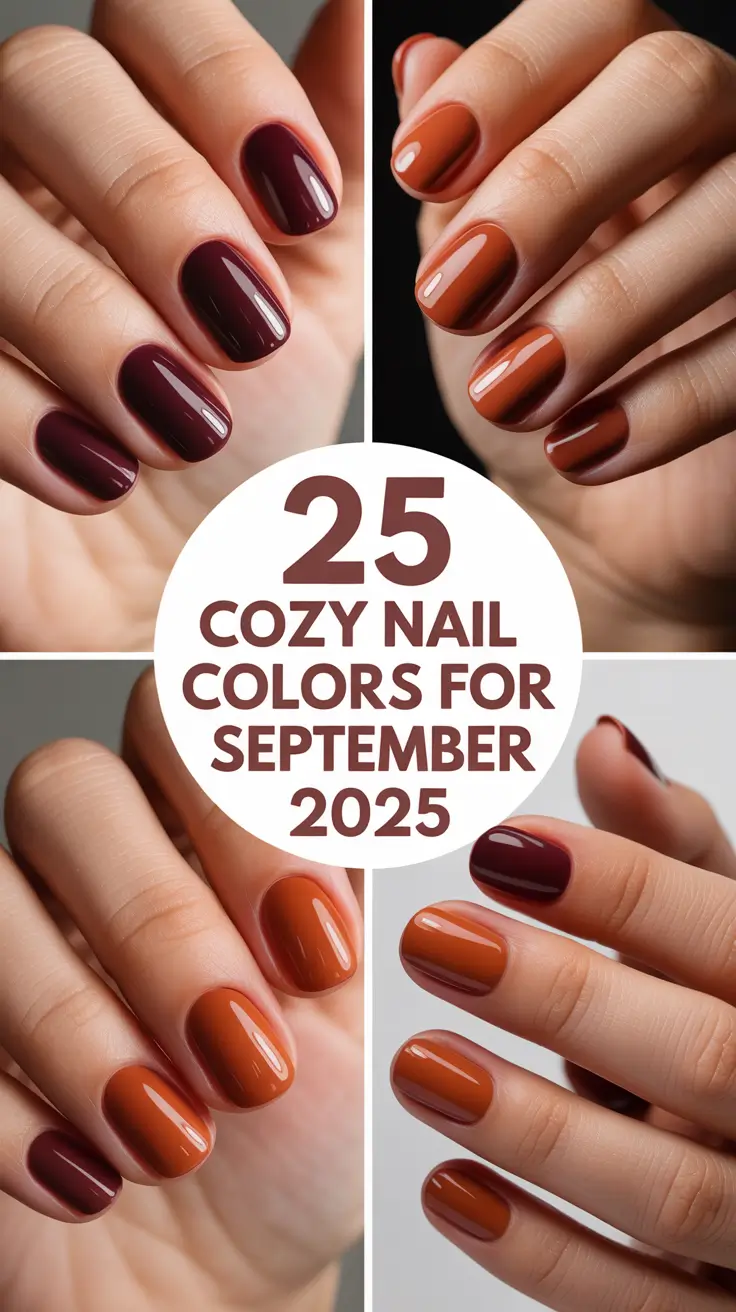Cozy Nail Colors for September 2025 That Are Trending Everywhere Right Now
