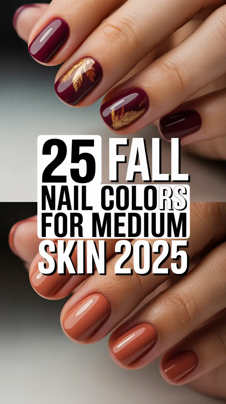Fall Nail Colors for Medium Skin 2025: Inspo for Every Tone, From Light Neutrals to Deep Browns
