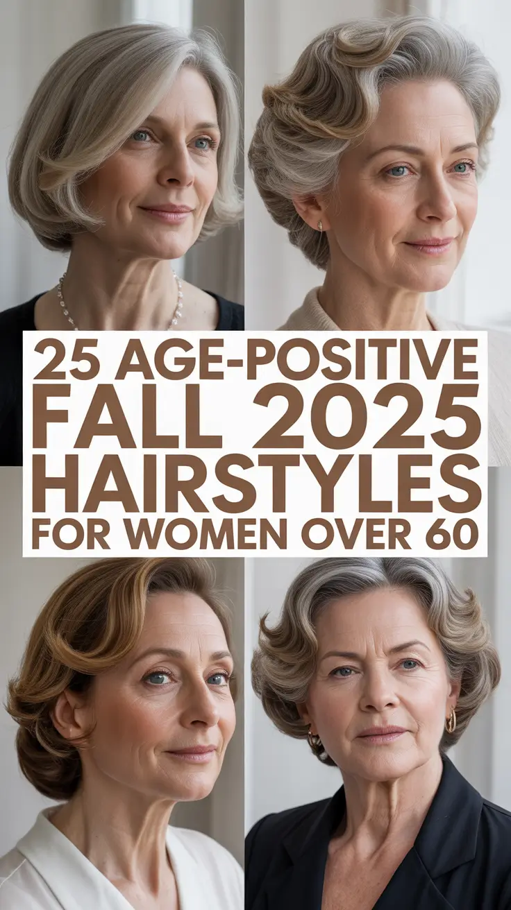 Age-Positive Fall 2025 Hairstyles for Women Over 60 That Celebrate Confidence & Style