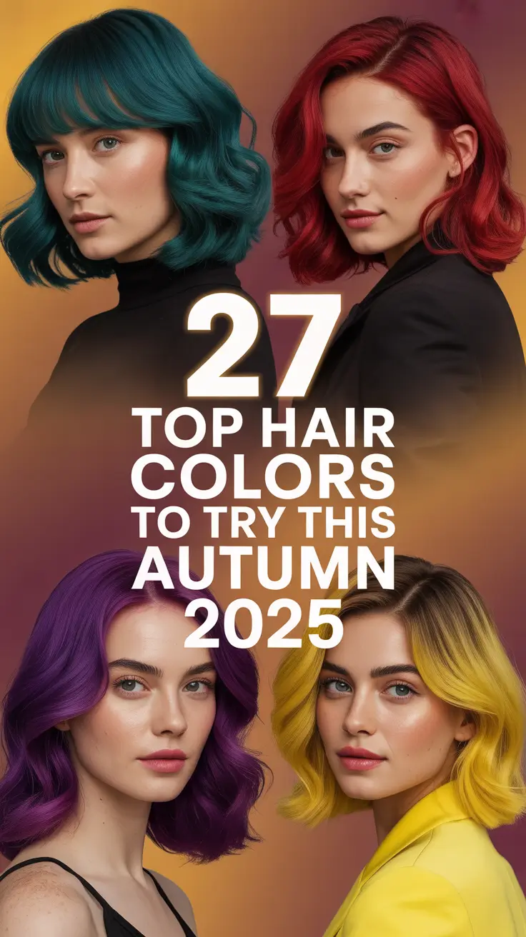 Top Hair Colors to Try This Autumn 2025 for Every Mood and Style