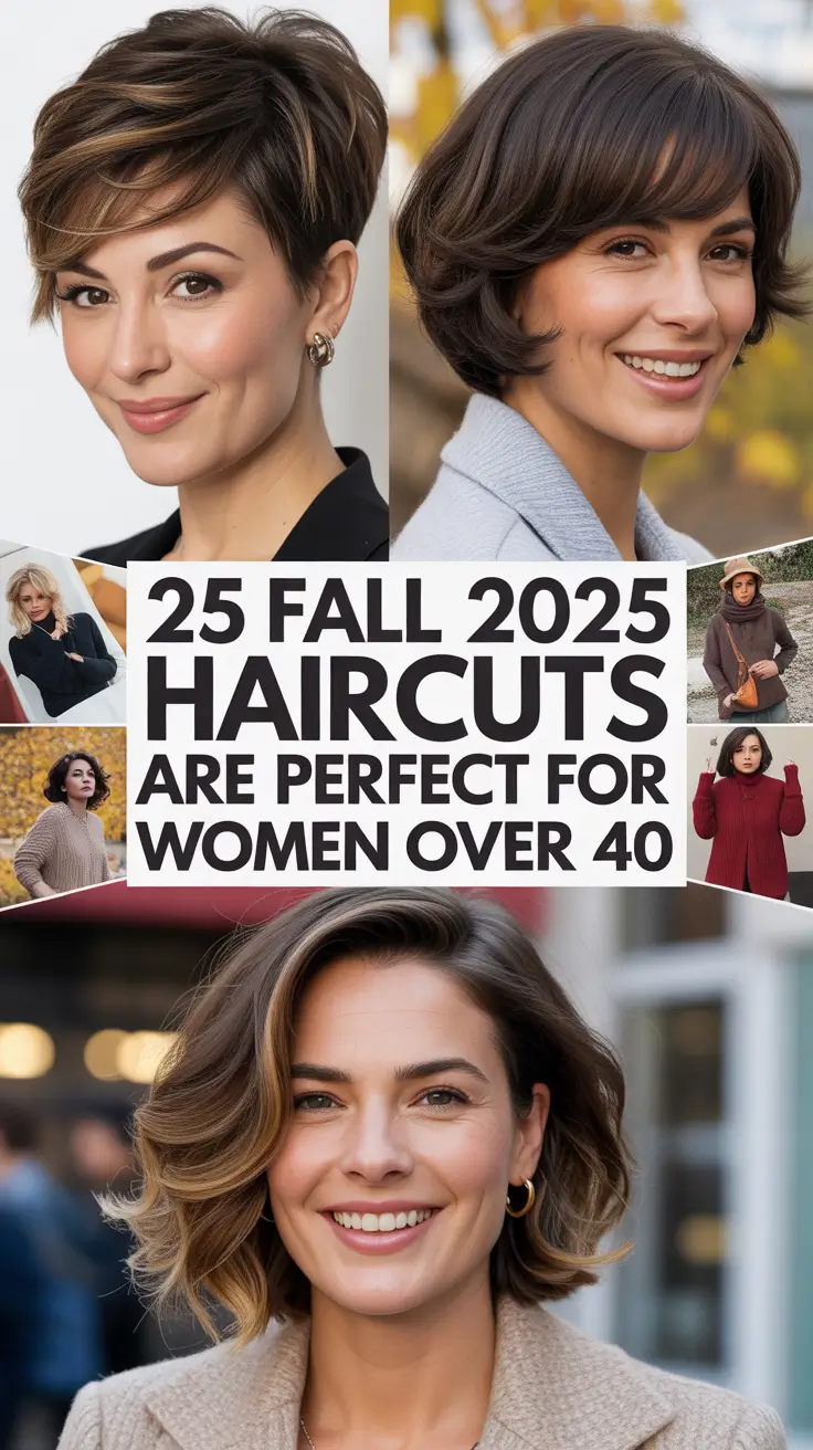 Fall 2025 Haircuts Are Perfect for Women Over 40: From Stylish Bobs to Low Maintenance Shags