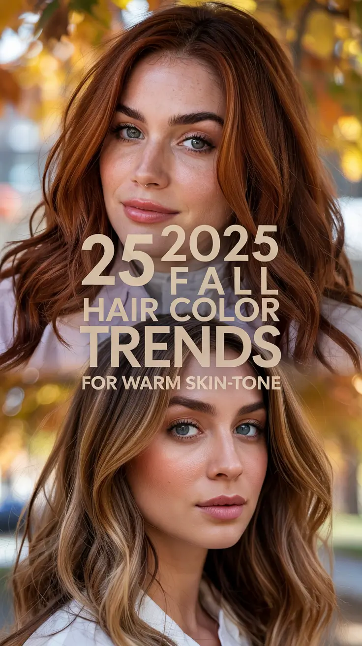 2025 Fall Hair Color Trends for Warm Skin-Tone: Gorgeous Ideas to Try This Season