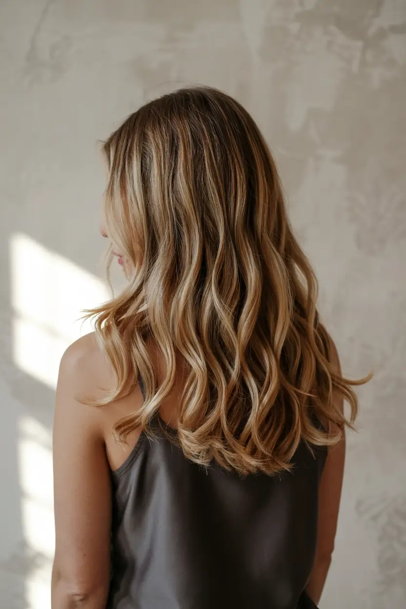 Fall Hair Colors for Warm Skin Tones+Caramel Twist Long Layers