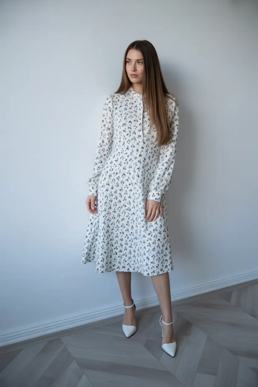october wedding guest outfits Vintage Florals and Soft Ease