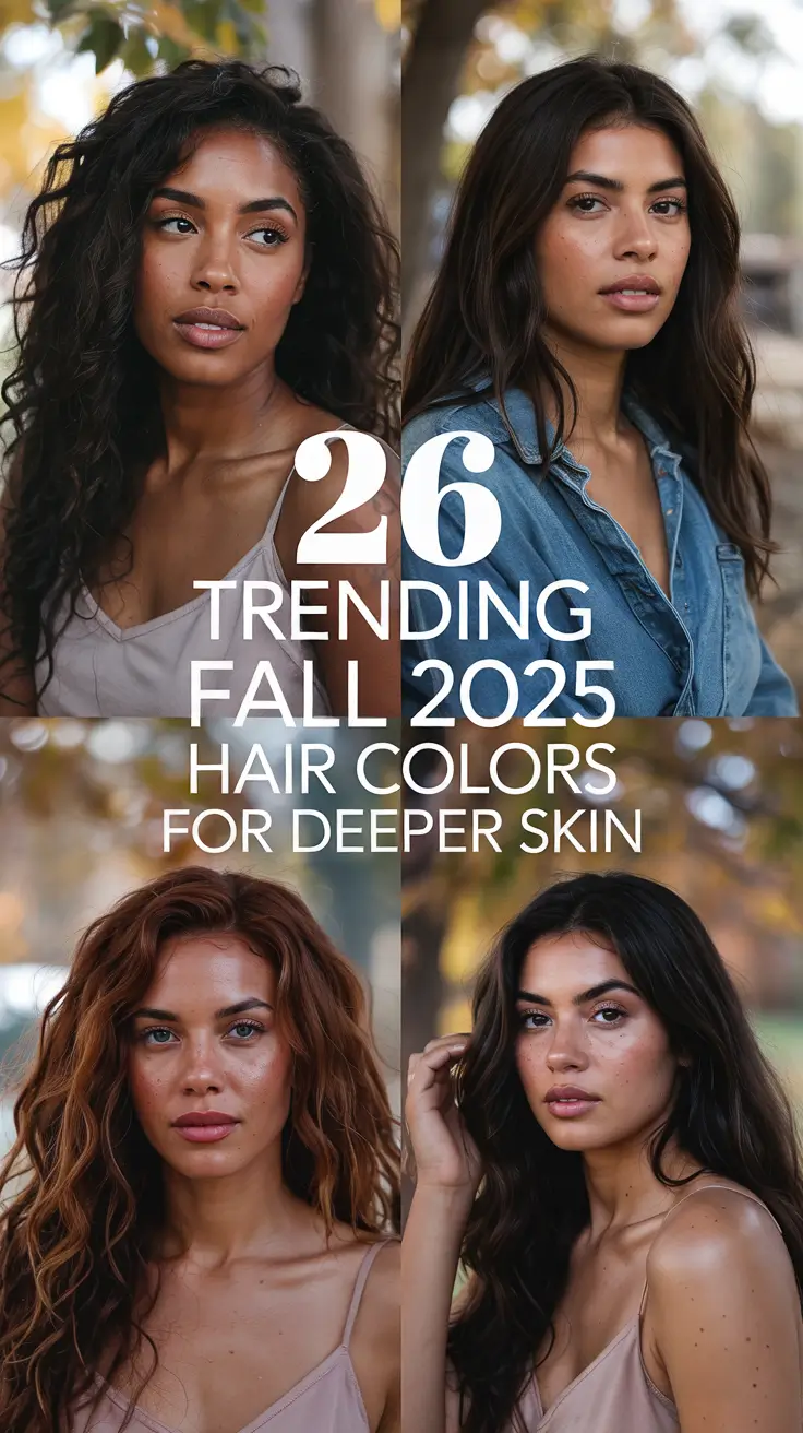 Trending Fall 2025 Hair Colors for Deeper Skin That Will Light Up Your Tone