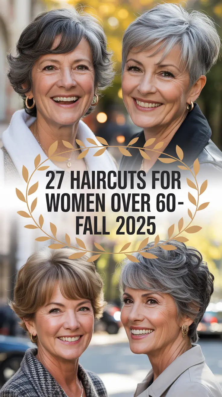 Chic & Confident: Haircuts for Women Over 60 – Fall 2025 Style Guide