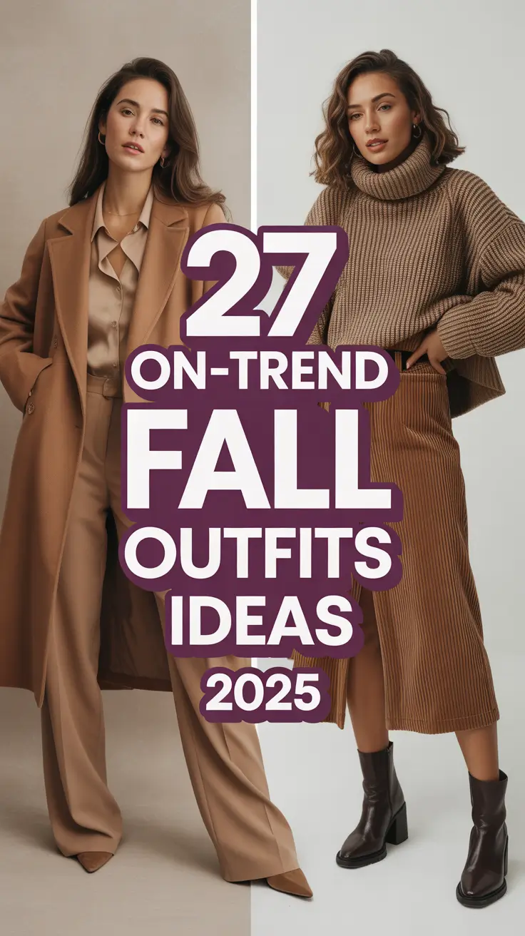 On-Trend Fall Outfits Ideas 2025: Casual Classy Looks for Every Style Mood