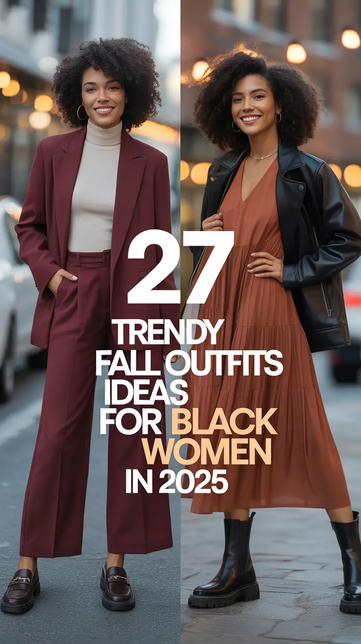 Trendy Fall Outfits Ideas for Black Women in 2025 That Are Cute, Classy, and Effortlessly Stylish