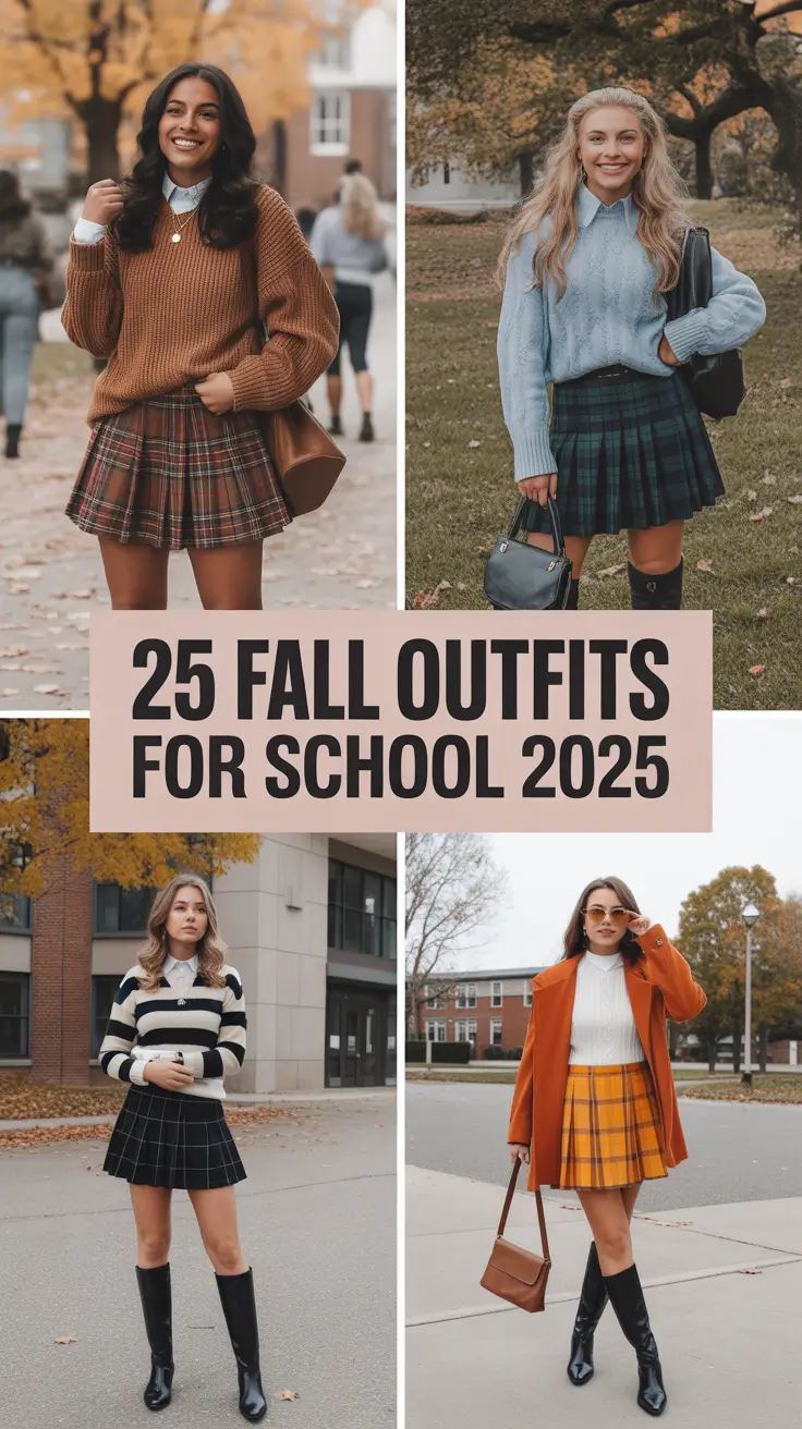 Fall Outfits for School 2025: Cute & Comfy Looks Every Teen Will Love