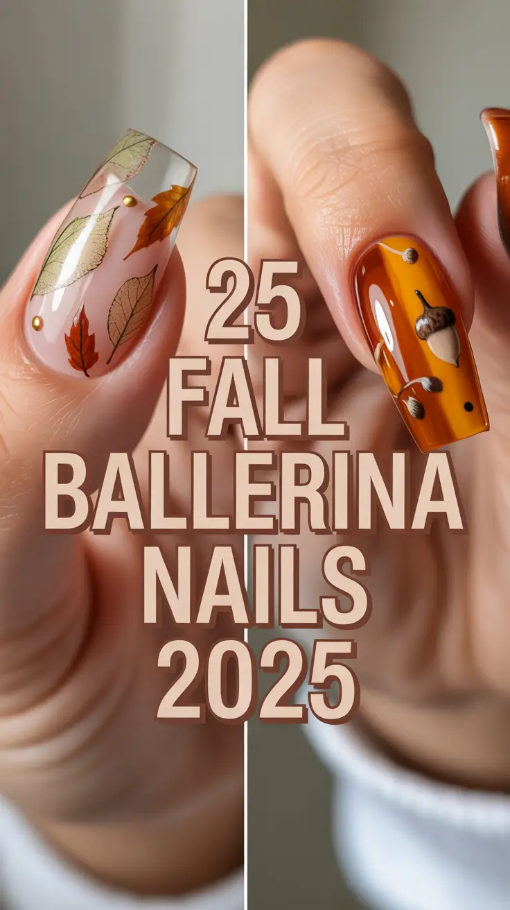 Fall Ballerina Nails 2025: Stunning Designs, Shapes & Ideas for the Season