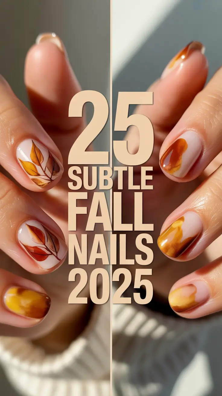 Subtle Fall Nails 2025: Cozy, Chic & Minimal Nail Ideas for the Season
